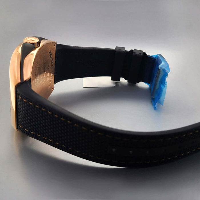 NEW Franck Muller Vanguard Yachting 45SCYACHTGLD 18k Rose Gold 45MM Black Dial Watch - WJD Exclusives