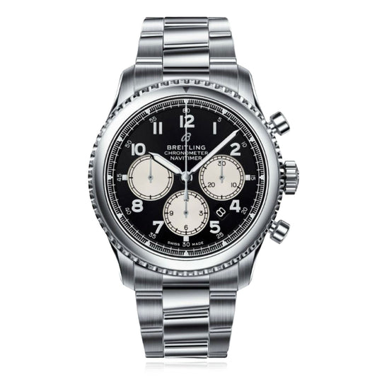 NEW Breitling Navitimer 8 AB0117131B1A1 Black Dial 43MM Stainless Steel Men's Watch