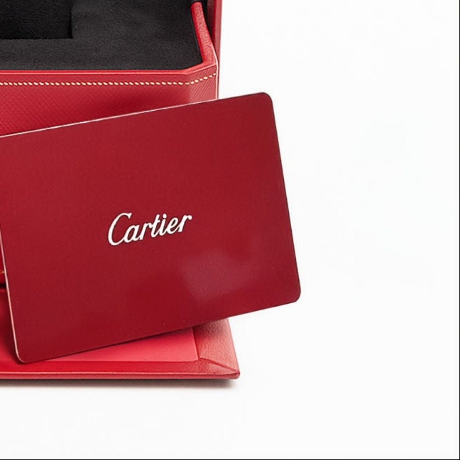 NEW Cartier Santos Medium Model Auto SS Watch w/ Aftermarket 11.5