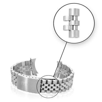 2-Tone Stainless Steel Jubilee Links for Rolex Watch Datejust 36mm Watch