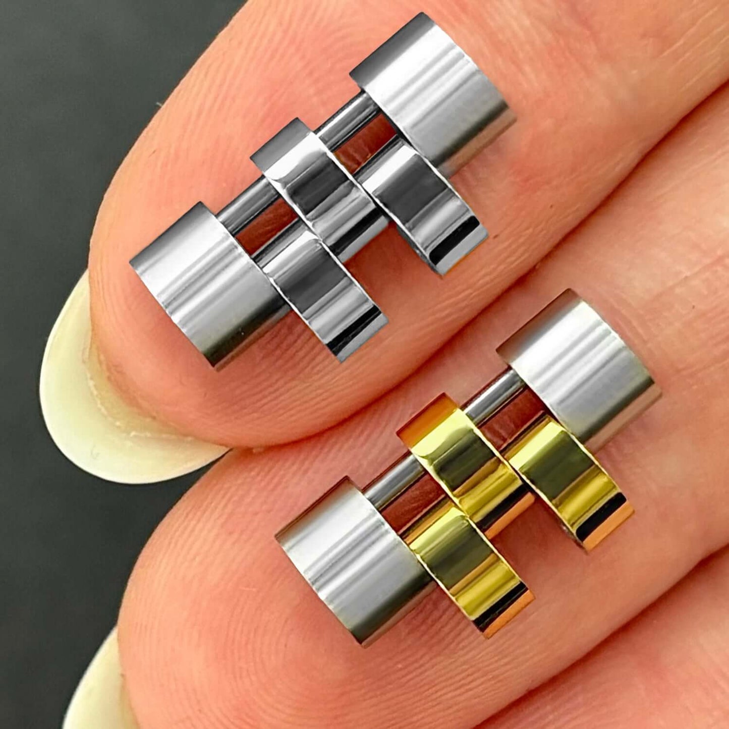 2-Tone Stainless Steel Jubilee Links for Rolex Watch Datejust 36mm Watch