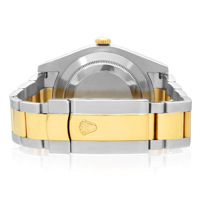 Rolex Datejust 116333 41mm 5.10TCW Diamond 18K Gold Bezel Stainless Steel Oyster Band Men's Watch