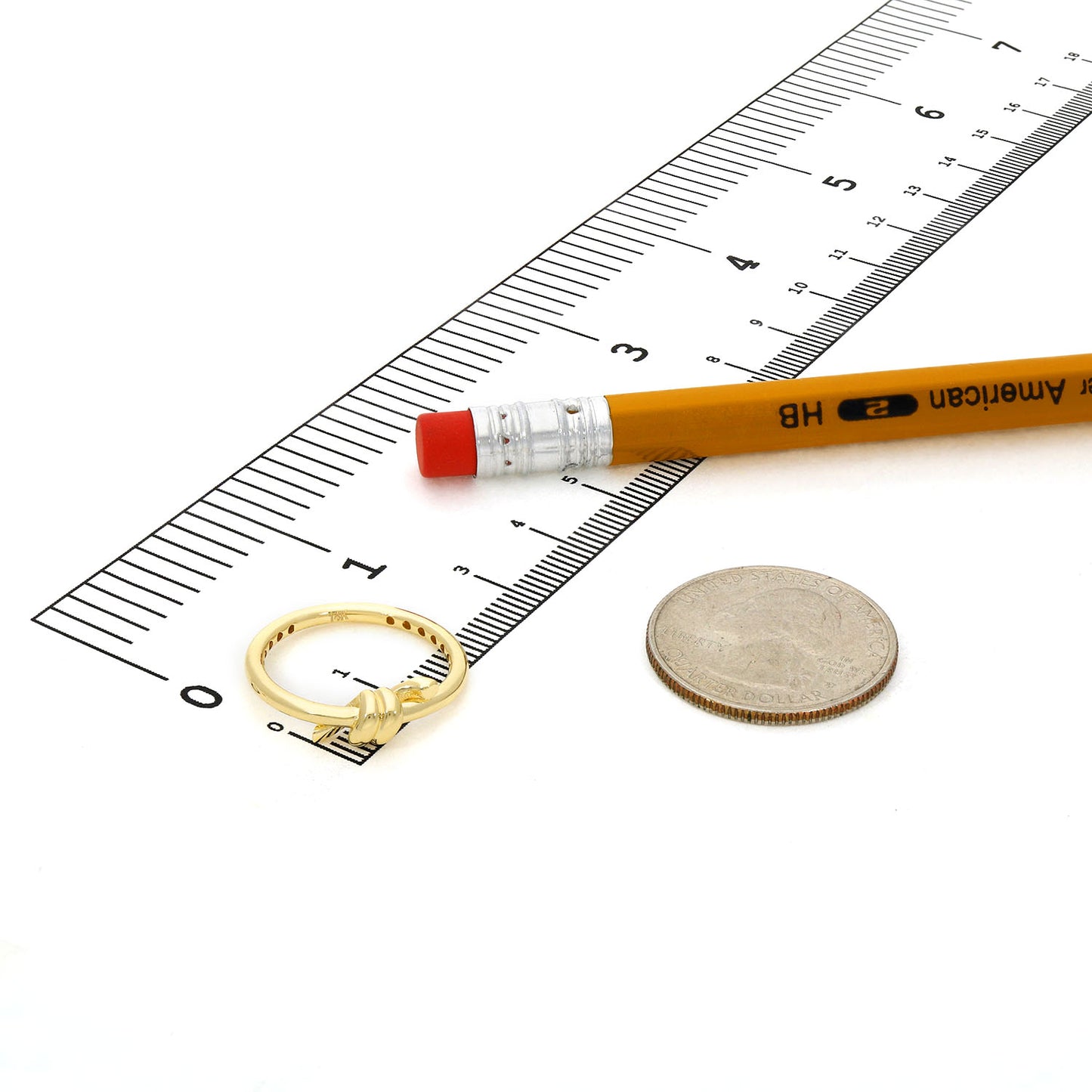 14K Yellow Gold High Polished 6mm Knot Ring