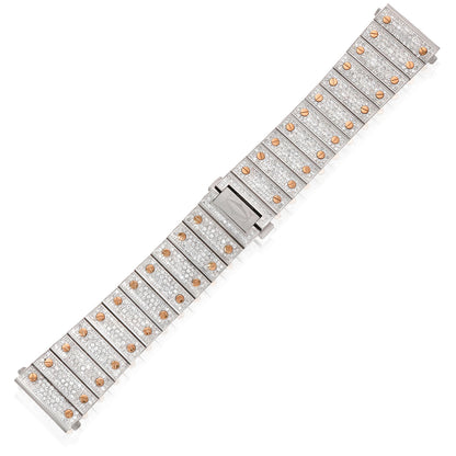NEW Cartier Santos 7.50CTW Natural Diamond 40mm Watch Bracelet