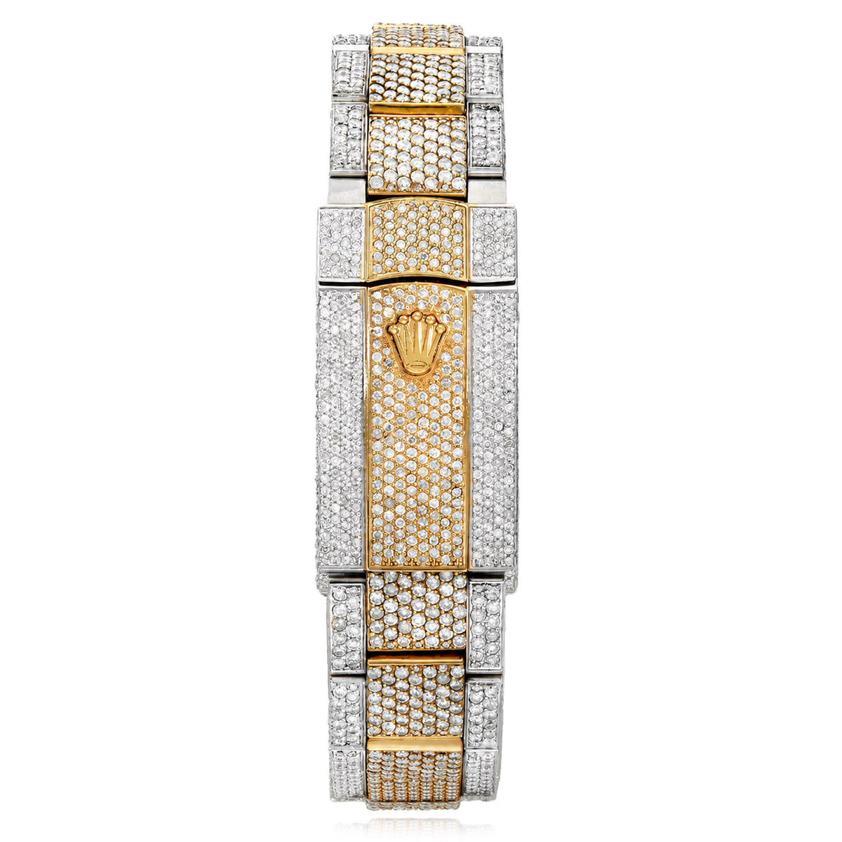 Rolex Datejust 126300 41mm Natural Diamond Dial Quickset Steel Yellow Gold Watch
