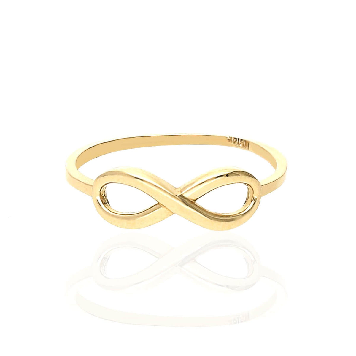 14K Yellow Gold Infinity Ring