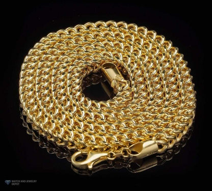 14K Gold Franco Chain (Hollow) 22