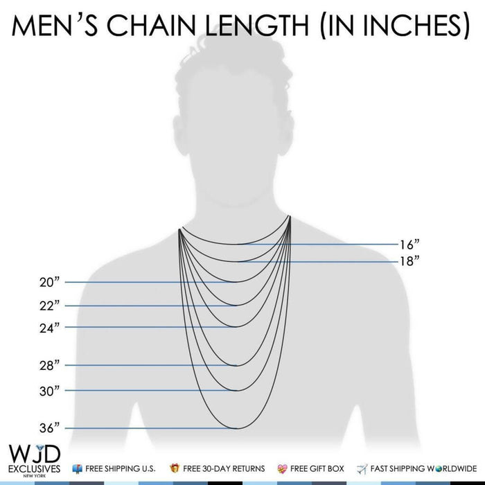 14K Yellow Gold 6.7mm Diamond-Cut Cuban Curb Chain (Hollow) 20"-28"
