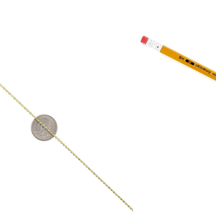 10K Yellow Gold 2mm Twisted Valentino Chain (Solid Links) 16"-24"