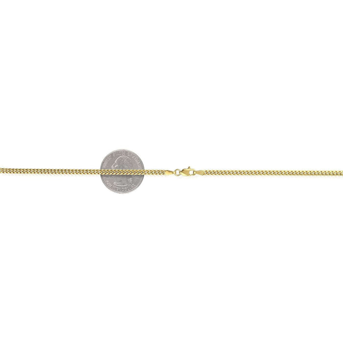 Kids 14K Yellow Gold 2.9mm Miami Cuban Chain (Hollow) 16"-20"