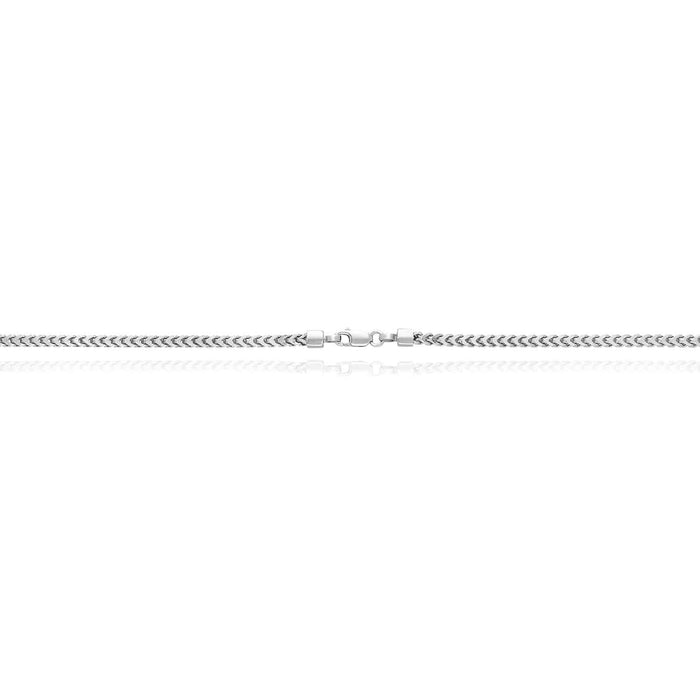 Sterling Silver 3mm Franco Chain (Hollow) 16"-30"