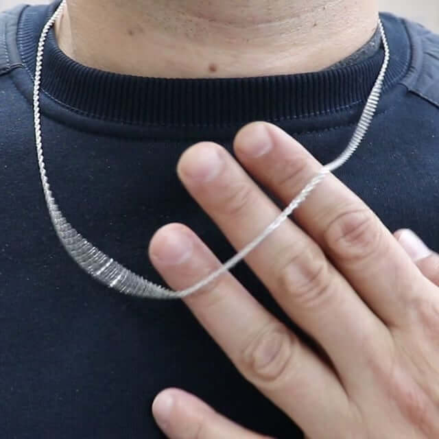 10K White Gold 1.5mm Diamond-Cut Rope Chain (Solid Links) 16"-26"