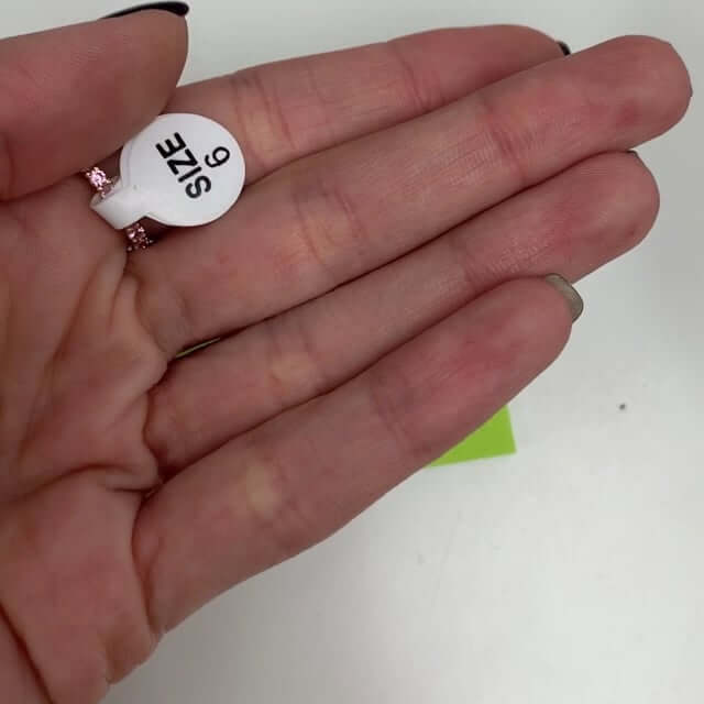 14k Yellow Gold Over Sterling Silver Pink Tourmaline Full Eternity Band Ring