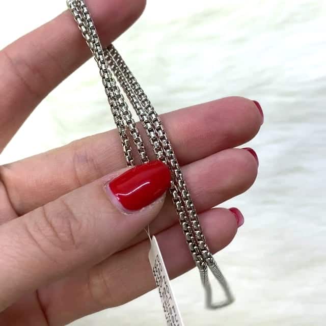 14K White Gold 2.5mm Round Box Chain (Solid Links) 18"-24"