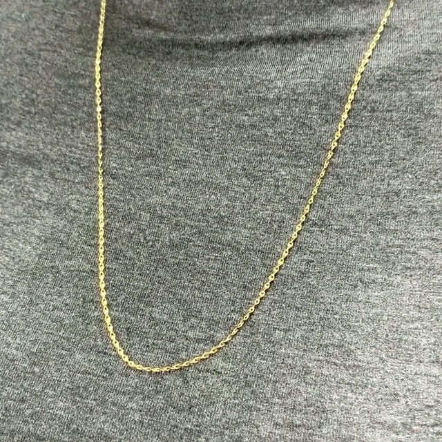 10K Yellow Gold 2mm Twisted Valentino Chain (Solid Links) 16"-24"