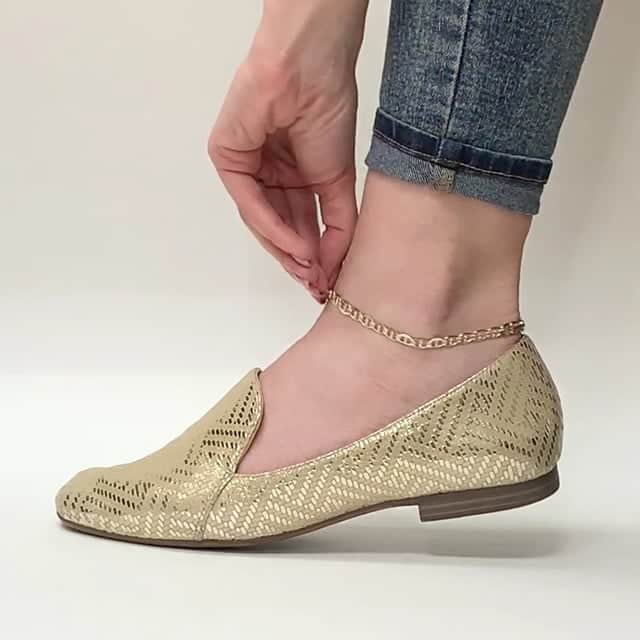 10K Yellow Gold Diamond-Cut Pave 5mm-6mm Anchor Mariner Anklet (Solid Links) 10"