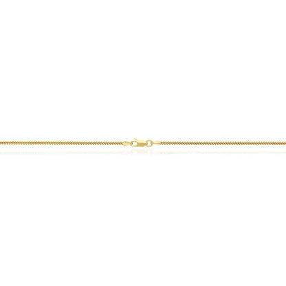 Solid 18K Yellow Gold Over Silver 2mm Miami Cuban Chain Necklace 16"-30"