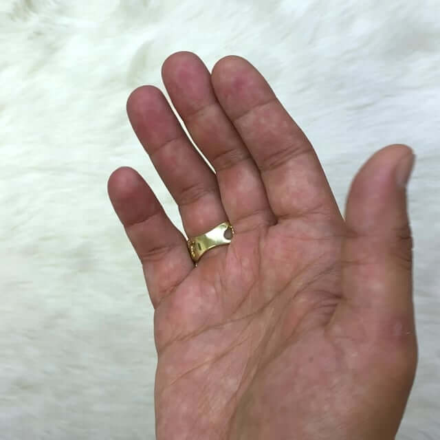 Solid 10K Gold Yellow CZ 9mm Miami Ring Size 8-12