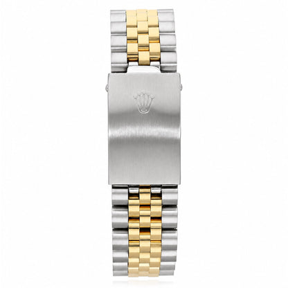 Rolex Date 1500 34mm Pink MOP Diamond Dial Steel Ladies Watch