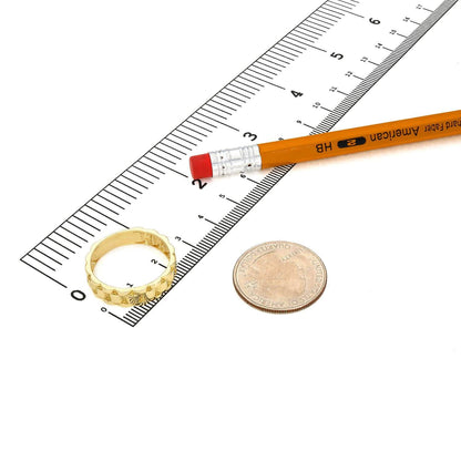 Solid 10K Gold 5.7mm Jubilee Band Ring