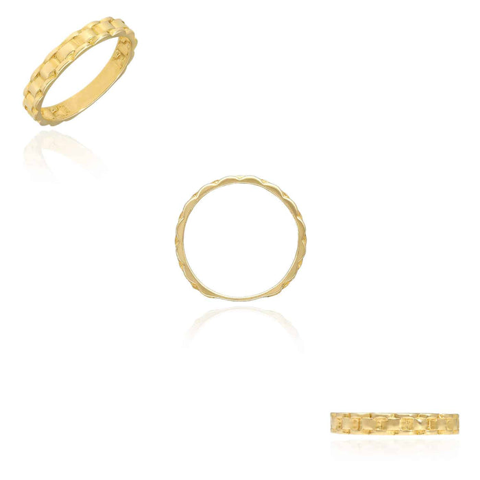Solid 10K Gold 3.7mm Jubilee Band Ring