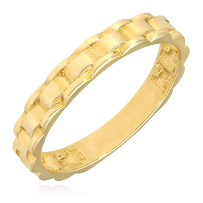 Solid 10K Gold 3.7mm Jubilee Band Ring