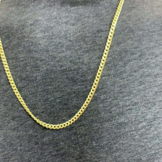 14K Yellow Gold 4.5mm Miami Cuban Chain (Hollow) 18"-26"
