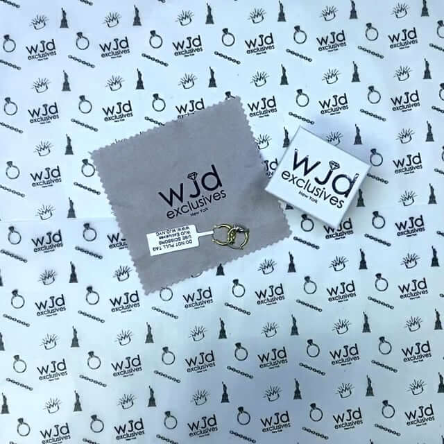 14k Yellow and White Gold Two-Tone Dolphin Hoop Earrings