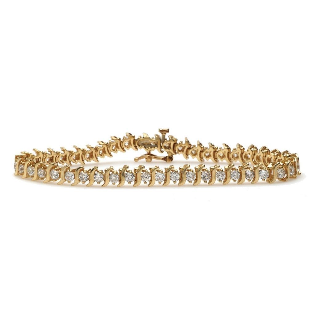 ブレスレット SEOOOCOOKIE AUXERRE GOLD TENNIS BRACELET 4BMS023 14K Gold 4.4Ct Diamond Tennis Bracelet 7” – WJD Exclusives