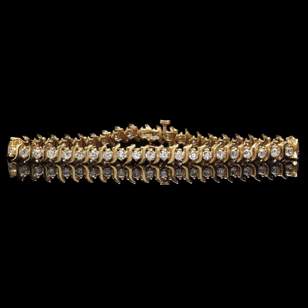 [DOROCY] 18K★8 DIAMONDS MIX TENNIS Bracelet ★豪華 Diamond Round Tennis Bracelet | Dunkin's Diamonds