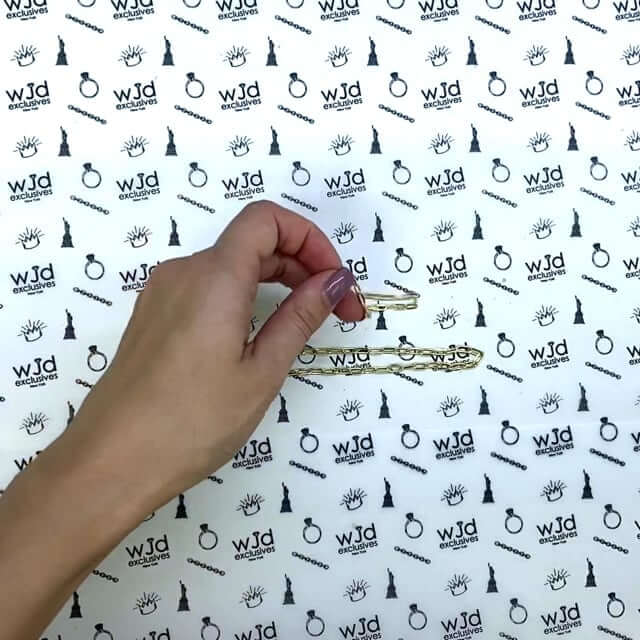 10K Yellow Gold Elongated Paperclip 3mm-4mm Anklet (Solid Links) 10"