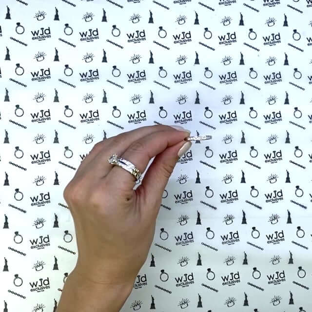 2CTW CZ 14K Gold White Engagement 2.5mm Wedding Bands His Her Set