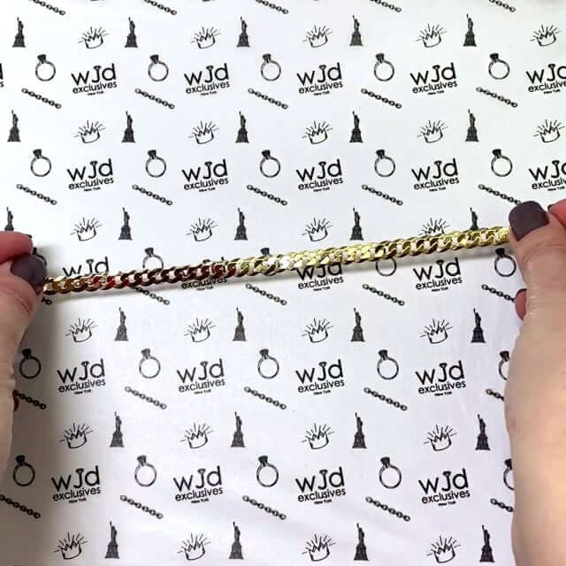 Yellow Gold Over Silver 7.2mm Cuban Bracelet (Solid Links) 7"-9.2"