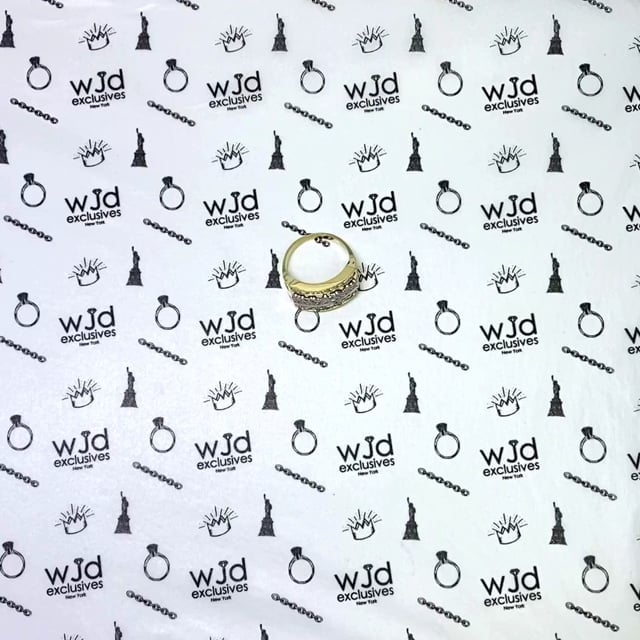 10K Gold Yellow Princess Cut Channel CZ Last Supper Signet Ring