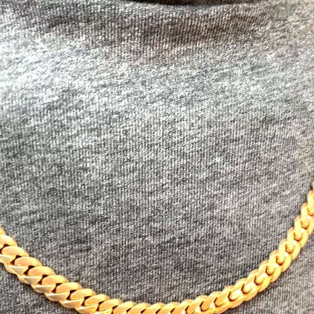 Solid 14K Yellow Gold 8mm Miami Cuban Chain 20"-30"