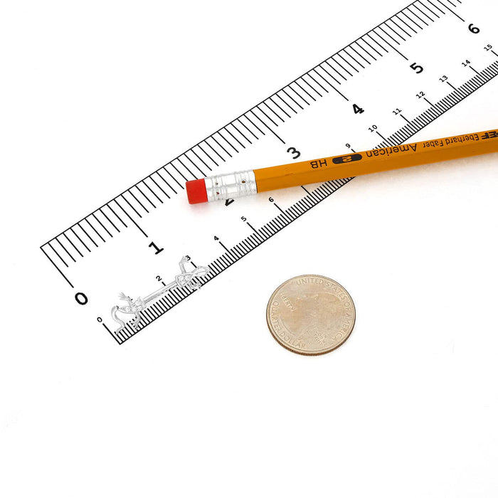 14K White Gold CZ Lizard Belly Button Navel Ring 14G