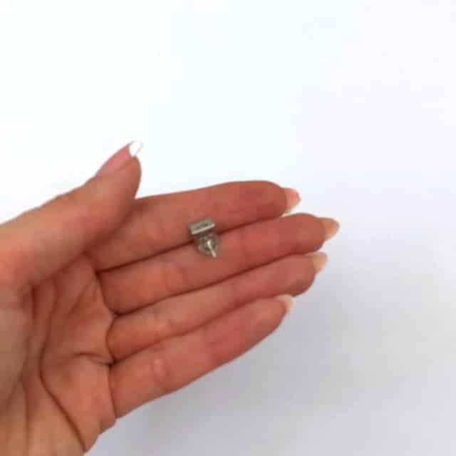 18K Gold Over Silver CZ 3D Square Stud Earrings 8mm - WJD Exclusives