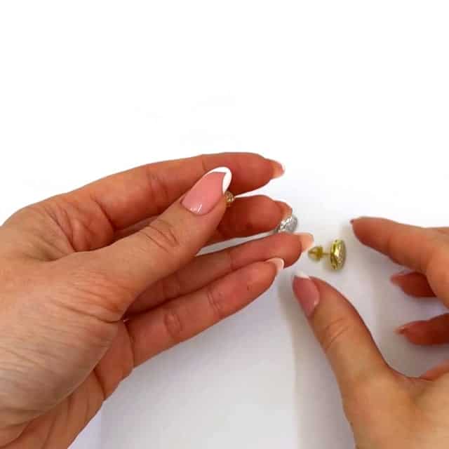 Sterling Silver CZ Pave Round Screw Back Stud Earrings 12mm - WJD Exclusives