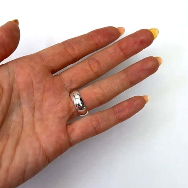 925 Sterling Silver 6mm Wedding Band - WJD Exclusives