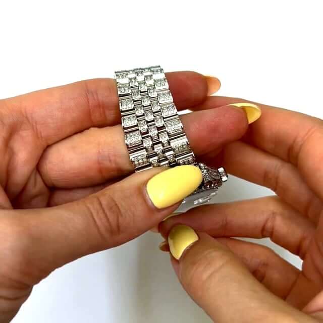 Rolex Datejust Custom Diamond Pave Jubilee Band Diamond Dial Bezel 36mm Watch - WJD Exclusives