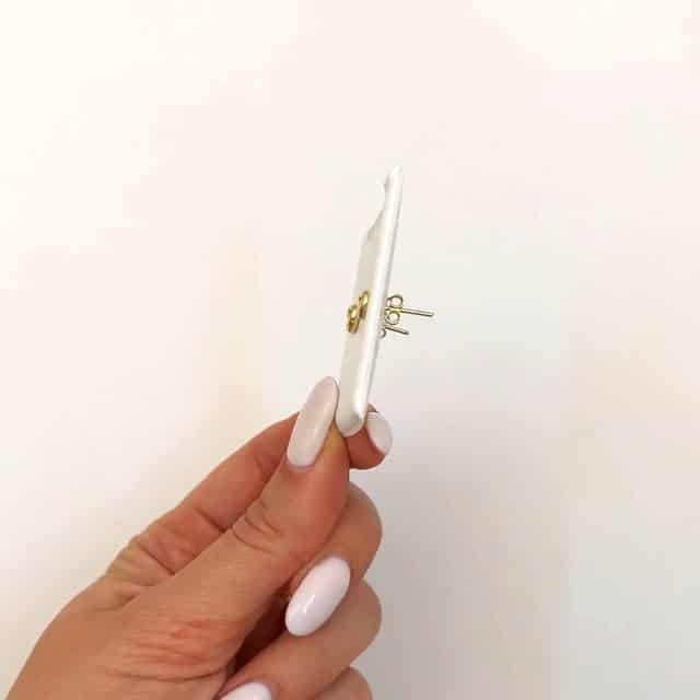 14K Yellow Gold Puffed Mariner Button Stud Earrings 5.5mm - WJD Exclusives