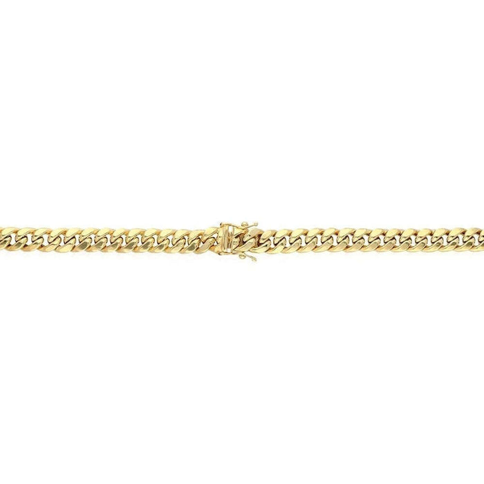 10K Yellow Gold8mm Miami Cuban Chain (Hollow) 28"