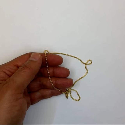 14K Real Gold 1.7mm Solid Round Box Necklace 16"-24"