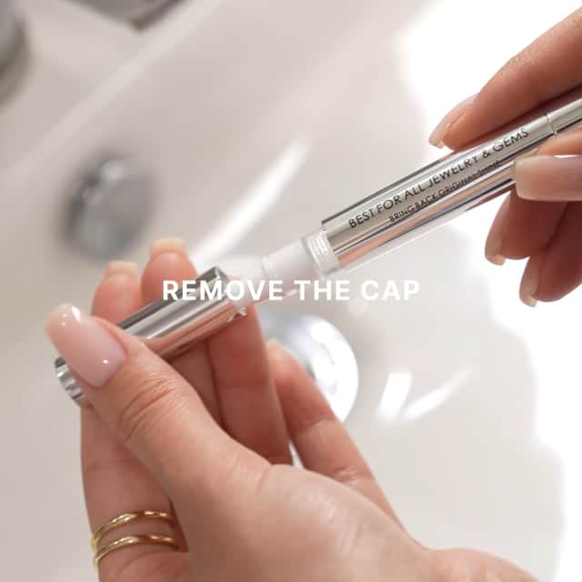 DIAMOND CLEANING PEN with No - Rinse Sparkle Boost Tech for All Gems & Metals - WJD Exclusives