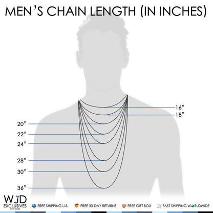 925 Italy Sterling Silver 4mm Boxed Byzantine Chain Necklace 28"
