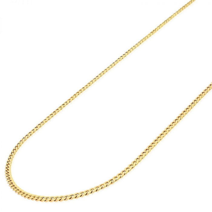 Kids 10K Yellow Gold 2.9mm Miami Cuban Chain (Hollow) 16"-20"