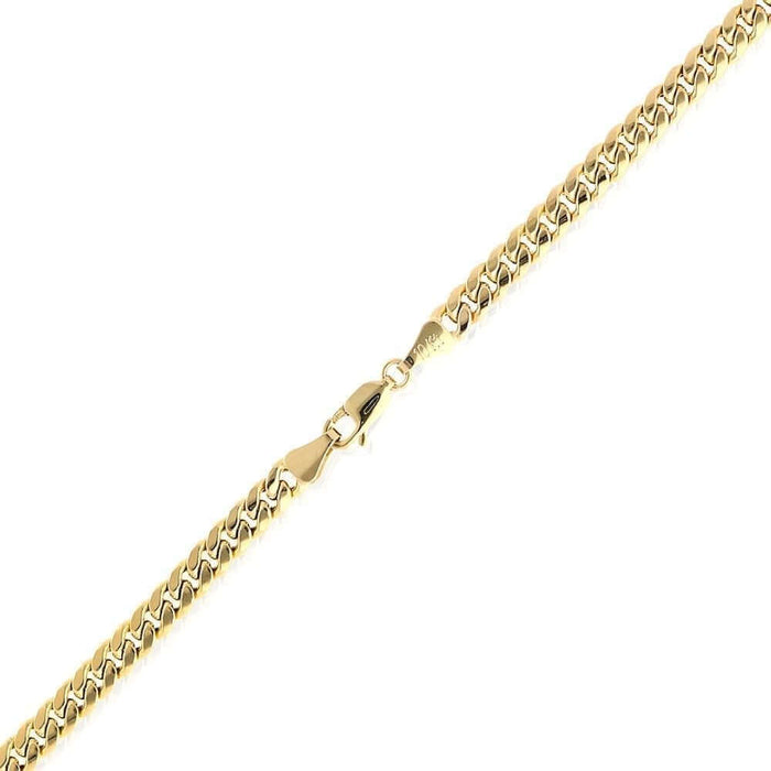 10K Yellow Gold 4.6mm Miami Cuban Chain (Hollow) 20"-26"