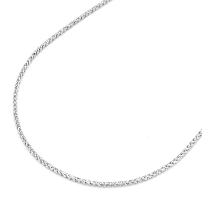 14K Yellow/White/Rose Gold 1.2mm Franco Chain (Solid Links) 16"-24"