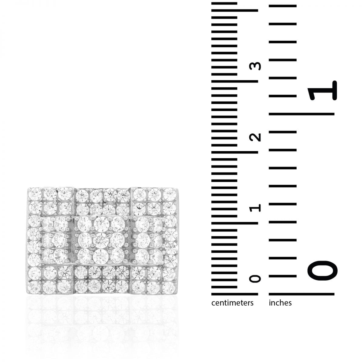 10k Yellow & White Gold 5Ct Created Diamond Pave Set Men's Signet Ring