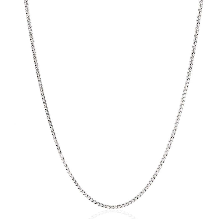 Sterling Silver 1.8mm Franco Chain (Solid Links) 16"-28"